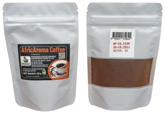 AfricAroma Ground Coffee – 50 g packet
