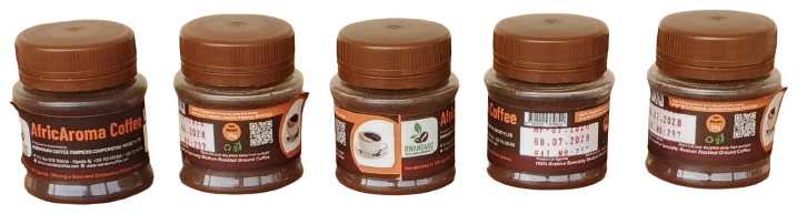 AfricAroma Ground Coffee – 17.5 g jar