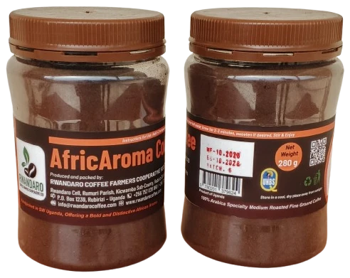 AfricAroma Ground Coffee – 280 g jar