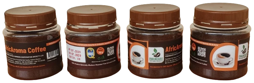 AfricAroma Ground Coffee – 70 g jar