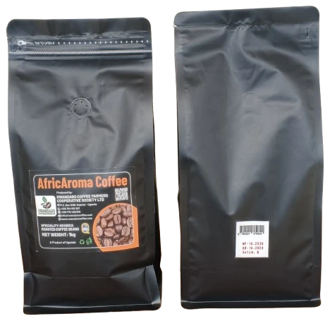 AfricAroma Roasted Coffee Beans – 1 kg packet