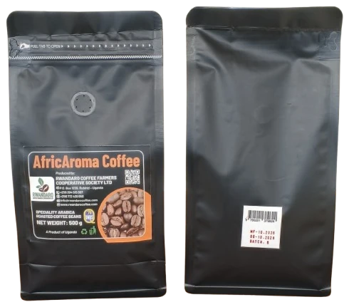 AfricAroma Roasted Coffee Beans – 500 g packet